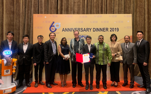 亞太科技大學學生獲得馬來西亞工程師學會金獎